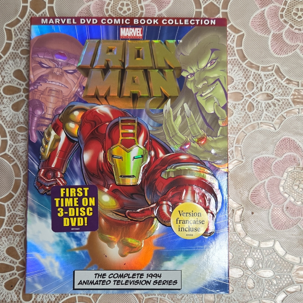4 For $25 Marvel Iron Man 3-Disc DVD Set with Red and Gold Cover
